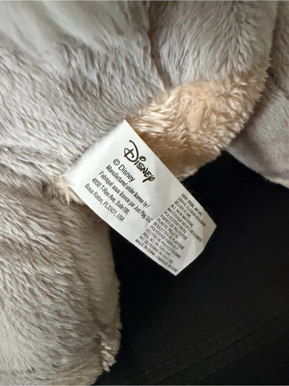Disney Thumper Plush Bunny - Gray, Cream & Pink Accents
